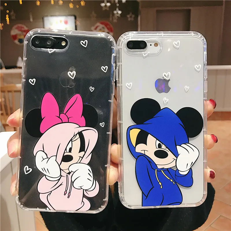 Cartoon Mickey Minnie Case For iPhone 6 6s 8 7 Plus X XR XS MAX Cover For iPhone 11 Pro Case Cute Soft TPU Shockproof Fundas
Cartoon Mickey Minnie Case For iPhone 6 6s 8 7 Plus X XR XS MAX Cover For iPhone 11 Pro Case Cute Soft TPU Shockproof Fundas