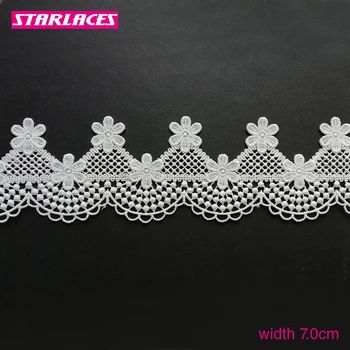 14yards 7cm white flower milk soluble lace trim fabrics for clothing dress skirt decoration accessories new 2018 lace fabric
14yards 7cm white flower milk soluble lace trim fabrics for clothing dress skirt decoration accessories new 2018 lace fabric