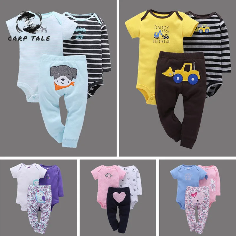 3 pieces / long sleeve short sleeve trousers boys girls baby cartoon striped tights boys and girls jumpsuit children's clothing
3 pieces / long sleeve short sleeve trousers boys girls baby cartoon striped tights boys and girls jumpsuit children's clothing