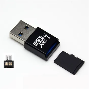 

D3 MINI 5Gbps Super Speed USB 3.0+OTG Micro SD/SDXC TF Card Reader Adapter High speed data transfer up tp 5 Gbps