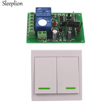 Sleeplion DC 12V 10A Relay 2CH wireless Wall Remote Control Switch Transmitter+ Receiver Module
Sleeplion DC 12V 10A Relay 2CH wireless Wall Remote Control Switch Transmitter+ Receiver Module