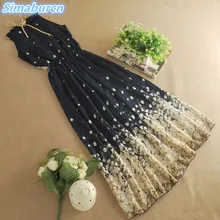 2018 Floral Print Chiffon Summer Long Dresses Women Beach Maxi Sexy Bohemian Sleeveless Dresses Elegant Party Halter Blue Dress
2018 Floral Print Chiffon Summer Long Dresses Women Beach Maxi Sexy Bohemian Sleeveless Dresses Elegant Party Halter Blue Dress