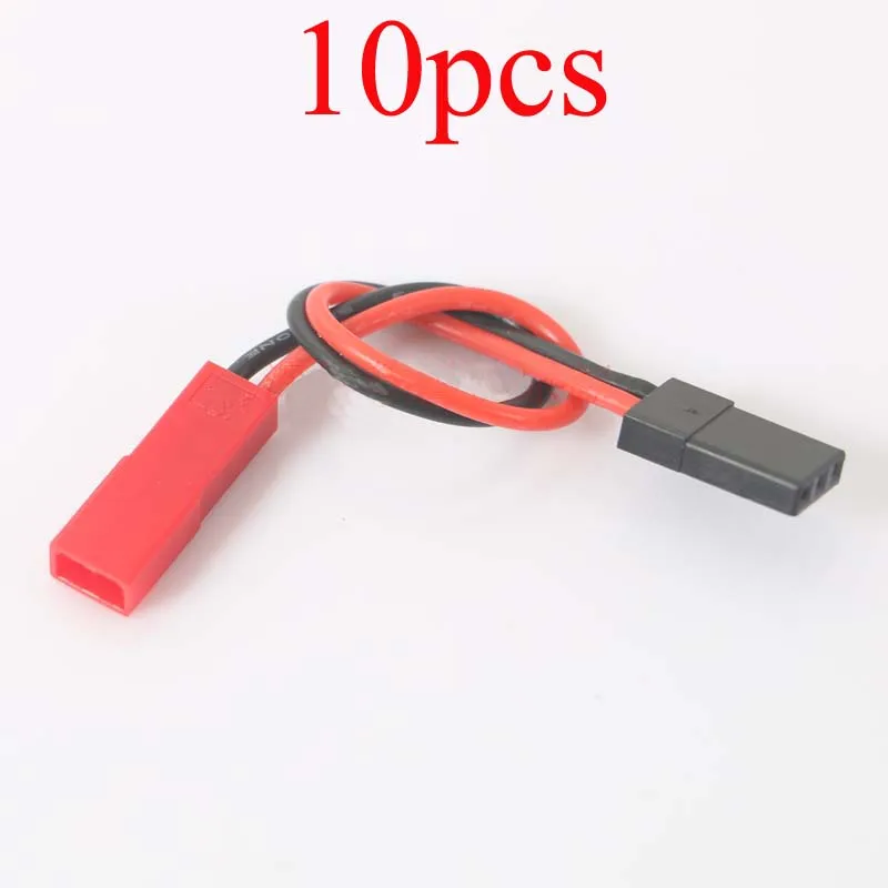 10PCS JST Female to JR Male Plug Extension Cable Servo Receiver Adapter Line Futaba Connector Wire for Receivers RC Drone
10PCS JST Female to JR Male Plug Extension Cable Servo Receiver Adapter Line Futaba Connector Wire for Receivers RC Drone