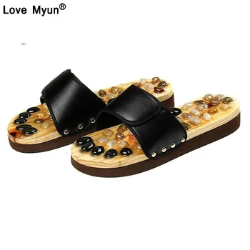 Foot Massage Slippers Men Health Care Pebble Stone Sandals Male Reflexology Feet Elderly Acupuncture Massager Shoes tyu8
Foot Massage Slippers Men Health Care Pebble Stone Sandals Male Reflexology Feet Elderly Acupuncture Massager Shoes tyu8
