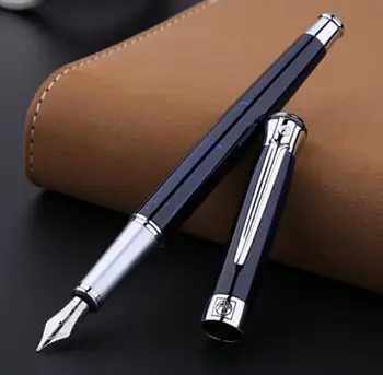 PICASSO Pimio best fountain pen 903 DARK BLUE expensive metal ink pen F NIB calligraphy pens Luxury Gift Box Ink Pens
PICASSO Pimio best fountain pen 903 DARK BLUE expensive metal ink pen F NIB calligraphy pens Luxury Gift Box Ink Pens