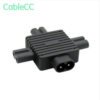 IEC 320 Figure 8 C8 Male to 3X Female C7 Splitter Power Adapter for Power Supply 1 in 3 out ,By Fedex UPS DHL Free shipping
IEC 320 Figure 8 C8 Male to 3X Female C7 Splitter Power Adapter for Power Supply 1 in 3 out ,By Fedex UPS DHL Free shipping