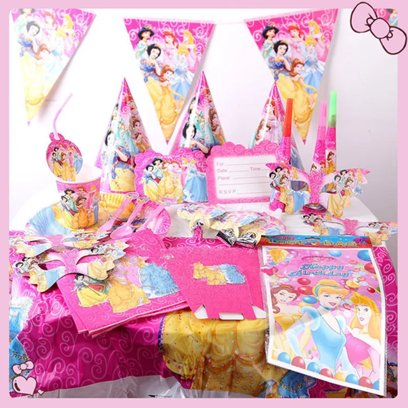 Princess Theme Birthday Party Decor Paper Plate Cup Napkin Banner/Flag Candy Box Straw Tableware Set Baby Shower Party Supplies
Princess Theme Birthday Party Decor Paper Plate Cup Napkin Banner/Flag Candy Box Straw Tableware Set Baby Shower Party Supplies