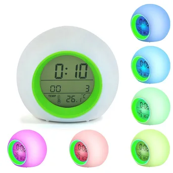 Multifunctional Kids Children Alarm Clocks Color Changing LED Light Wake Up Clock Thermometer Snooze Function Digital Desk Clock
Multifunctional Kids Children Alarm Clocks Color Changing LED Light Wake Up Clock Thermometer Snooze Function Digital Desk Clock