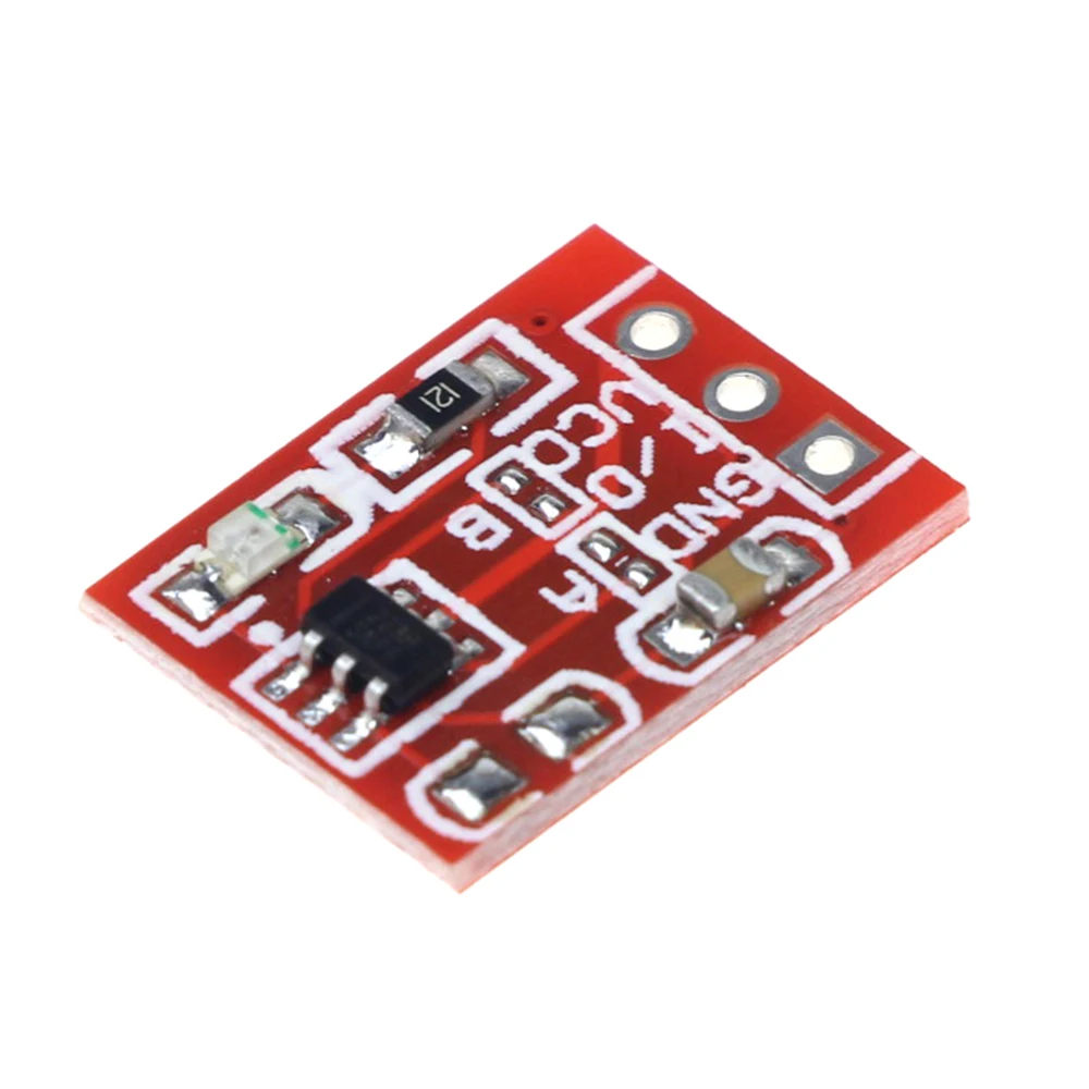 10Pcs TTP223 Touch Key Switch Module Touching Button Self-Locking/No-Locking Capacitive Switches Single Channel Reconstruction
10Pcs TTP223 Touch Key Switch Module Touching Button Self-Locking/No-Locking Capacitive Switches Single Channel Reconstruction