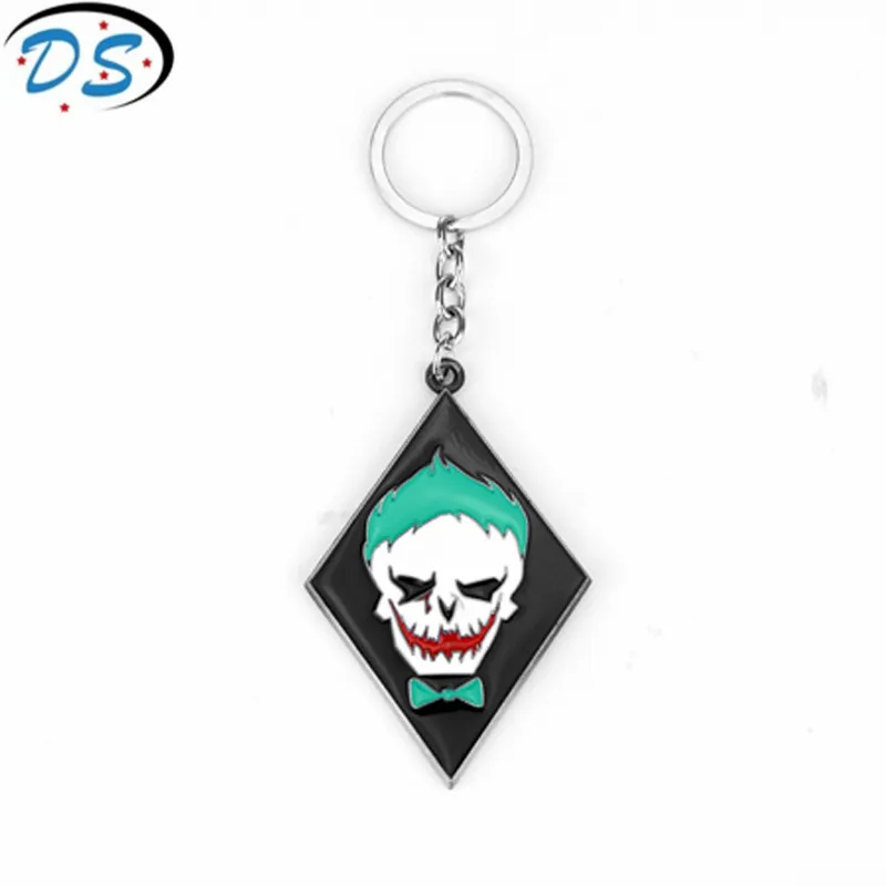 10PCS/lot Suicide Squad The Joker Classic Logo Key chains Unisex Keychain Movie trinket Key Holder Souvenir chaveiro
10PCS/lot Suicide Squad The Joker Classic Logo Key chains Unisex Keychain Movie trinket Key Holder Souvenir chaveiro