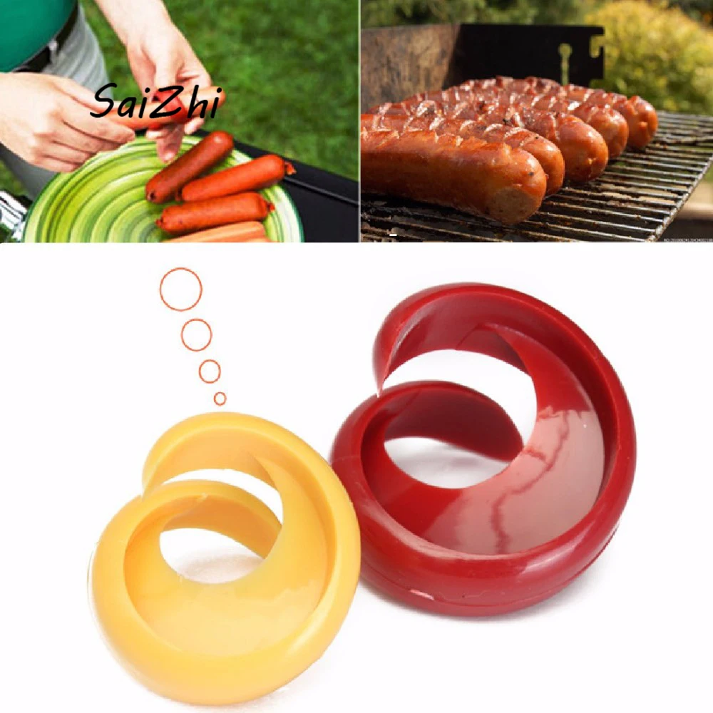 2PCs Manual Sausage Cutter Spiral Barbecue Hot Dogs Cutter Slicer BBQ Kitchen Cutting Auxiliary Gadget Kicthen Accessories 2331
2PCs Manual Sausage Cutter Spiral Barbecue Hot Dogs Cutter Slicer BBQ Kitchen Cutting Auxiliary Gadget Kicthen Accessories 2331