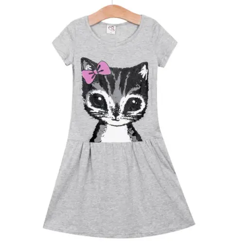 new casual Baby Kids Girls Dress Toddler short sleeve cat dress Party Summer animal Dress
new casual Baby Kids Girls Dress Toddler short sleeve cat dress Party Summer animal Dress