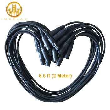 IMRELAX 10pcs 6.5 feet / 2 Meter Length DMX Cable Stage Light Cable Wires with 3 Pin Signal XLR Male to Female Connection
IMRELAX 10pcs 6.5 feet / 2 Meter Length DMX Cable Stage Light Cable Wires with 3 Pin Signal XLR Male to Female Connection