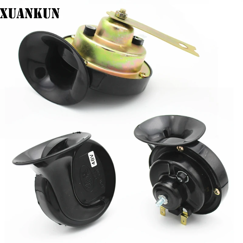 

XUANKUN Motorcycle Modified Car Booster Electric Vehicle 12V 48V 60V Snail Horn Tweeter Loud