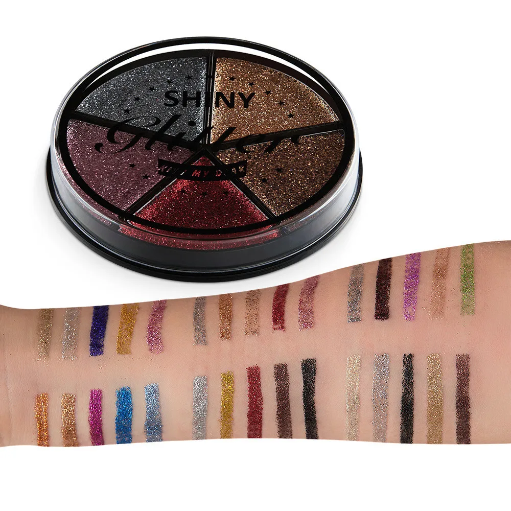 Brand 5 Color Glitter Eyeshadow Cream Makeup Waterproof Brighten Shiny Eye Shadow Cosmetic Palette Maquillage Make Up
Brand 5 Color Glitter Eyeshadow Cream Makeup Waterproof Brighten Shiny Eye Shadow Cosmetic Palette Maquillage Make Up