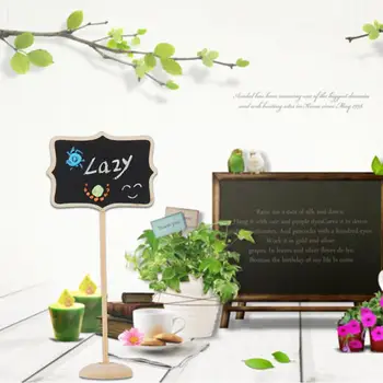 10Pcs/set Wood Floral Border Mini Blackboard Stand Wedding Lolly Party Wooden Tag Black Board Chalkboard for Party Office School
10Pcs/set Wood Floral Border Mini Blackboard Stand Wedding Lolly Party Wooden Tag Black Board Chalkboard for Party Office School