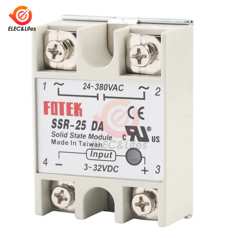 Solid State Relay SSR-10DA SSR-25DA SSR-40DA 10A 25A 40A DC-AC Converter 5-24VDC To 24-380V AC 220V SSR Relay Module,6-20mA
Solid State Relay SSR-10DA SSR-25DA SSR-40DA 10A 25A 40A DC-AC Converter 5-24VDC To 24-380V AC 220V SSR Relay Module,6-20mA