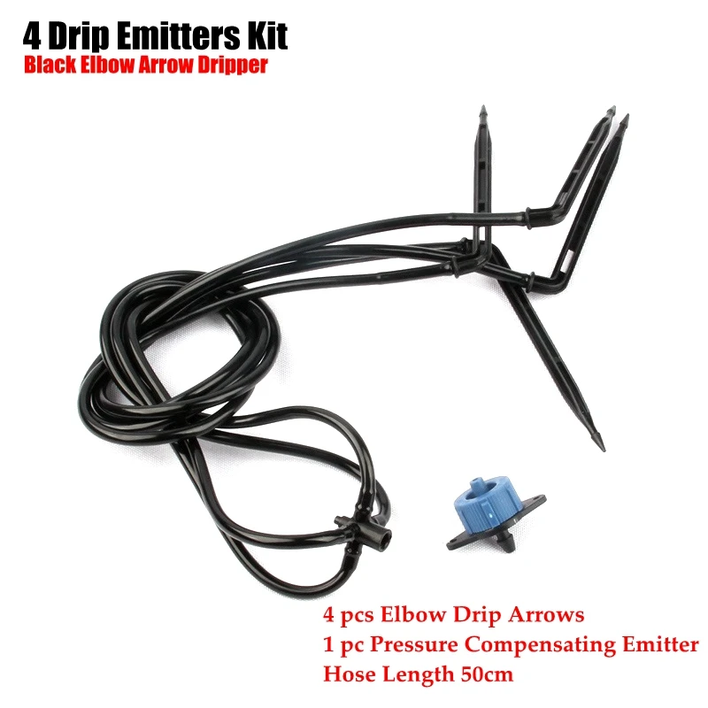 4-Heads Black Drip Arrow Emitters Kits Strawberry Irrigation System Drip Emitters Kits Potted Plants Watering + 8L/h PC Dripper
4-Heads Black Drip Arrow Emitters Kits Strawberry Irrigation System Drip Emitters Kits Potted Plants Watering + 8L/h PC Dripper