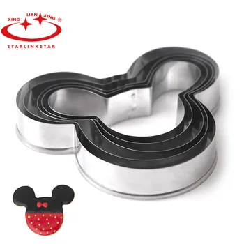 5 PCs/Set Mickey cake mold Kitchen Bakeware Baking Tools Biscuit Mickey Cookie Cutter and Cookie Stamps
5 PCs/Set Mickey cake mold Kitchen Bakeware Baking Tools Biscuit Mickey Cookie Cutter and Cookie Stamps