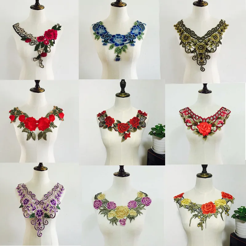 Embroidered Lace Neckline Collar Applique Patches Applique Lace Sewing Accessories Clothes Patches Cloth Applique
Embroidered Lace Neckline Collar Applique Patches Applique Lace Sewing Accessories Clothes Patches Cloth Applique