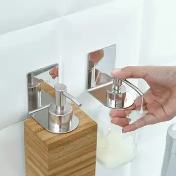 Bathroom Storage Punch-free Shampoo Mount Steel Wall Stainless Bottle Rack Haning 
Bathroom Storage Punch-free Shampoo Mount Steel Wall Stainless Bottle Rack Haning