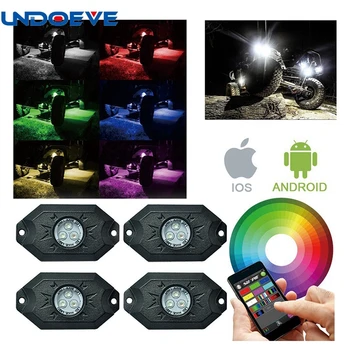 Undoeve 9W RGB Rock Light Kit IP68 With LED Chips Under Car Truck Vehicle Light Bluetooth for Offroad SUV 4WD ATV
Undoeve 9W RGB Rock Light Kit IP68 With LED Chips Under Car Truck Vehicle Light Bluetooth for Offroad SUV 4WD ATV
