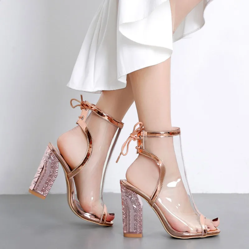 2019 New Open Toe Transparent Sandals Women Shoes Fashion Sexy High Heels Summer Shoes Sandals Casual Women Pumps
2019 New Open Toe Transparent Sandals Women Shoes Fashion Sexy High Heels Summer Shoes Sandals Casual Women Pumps