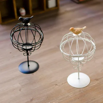 ZAKKA 28cm high candlestick Cage style candleholder European iron candelabrum home decoration
ZAKKA 28cm high candlestick Cage style candleholder European iron candelabrum home decoration