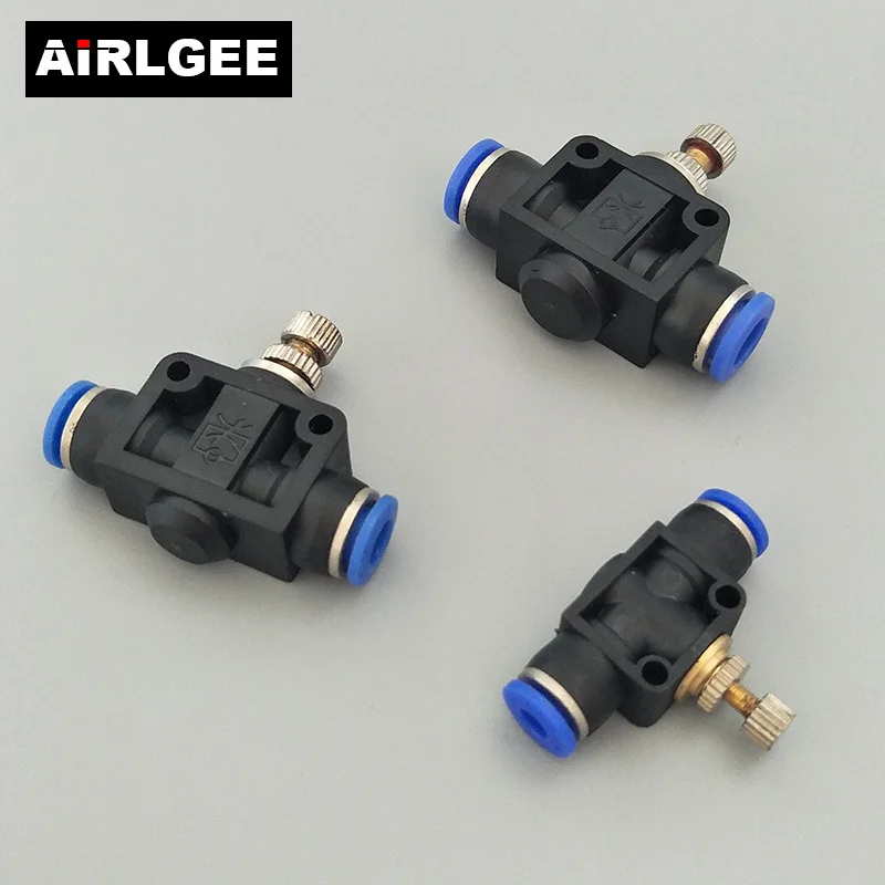 1PCS Pneumatic Throttle valve SA-4 6 8 10 12mm 2 Way Adjustment Air Flow Speed Control Valve Joiner Push In Quick Fitting
1PCS Pneumatic Throttle valve SA-4 6 8 10 12mm 2 Way Adjustment Air Flow Speed Control Valve Joiner Push In Quick Fitting