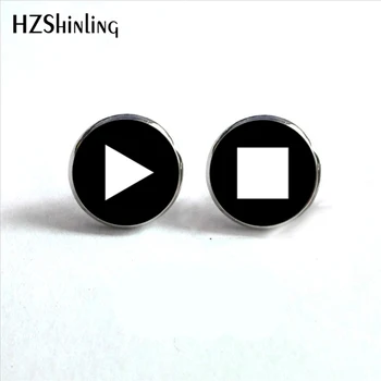 ED-0026 New Arrival Button Power Earrings Glass Dome Buttons Multimedia Play and Stop Record Stud Earrings Wholesale HZ4
ED-0026 New Arrival Button Power Earrings Glass Dome Buttons Multimedia Play and Stop Record Stud Earrings Wholesale HZ4