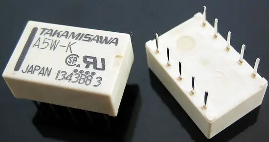 A5W-K 5VDC 0.5A 125VAC DIP10 Fujitsu RELAY 2 From C DPDT TAKAMISAWA, New and original
A5W-K 5VDC 0.5A 125VAC DIP10 Fujitsu RELAY 2 From C DPDT TAKAMISAWA, New and original