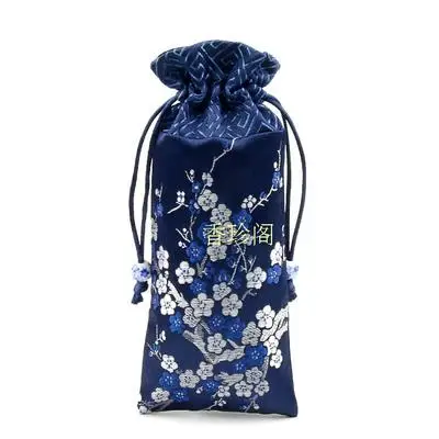 8 x 18 cm Cherry blossoms Lengthen Drawstring Pouch Jewelry Packaging Necklace Gift Bag Silk Satin Wooden Comb Storage Pocket
8 x 18 cm Cherry blossoms Lengthen Drawstring Pouch Jewelry Packaging Necklace Gift Bag Silk Satin Wooden Comb Storage Pocket