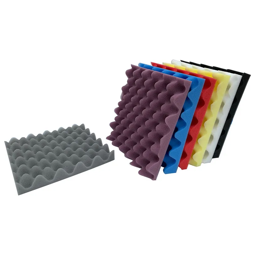 4cm Soundproofing Foam Sound Treatment Absorption Wedge Tiles Polyurethane foam for Studio Room KTV Soundproof 9J22
4cm Soundproofing Foam Sound Treatment Absorption Wedge Tiles Polyurethane foam for Studio Room KTV Soundproof 9J22