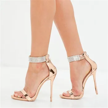 Fashion Rose Gold Clear Heels Open Toe Strip Sandals Women's Rhinestone Stiletto Heels Gladiator Sandals Prom Dress Shoes Woman
Fashion Rose Gold Clear Heels Open Toe Strip Sandals Women's Rhinestone Stiletto Heels Gladiator Sandals Prom Dress Shoes Woman