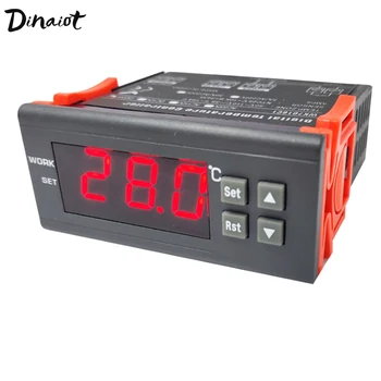 Digital Temperature Controller 220V/10A Cool/Heat Temp Thermostat Thermometer Thermocouple -50~110 Degrees for Farm Fridge
Digital Temperature Controller 220V/10A Cool/Heat Temp Thermostat Thermometer Thermocouple -50~110 Degrees for Farm Fridge