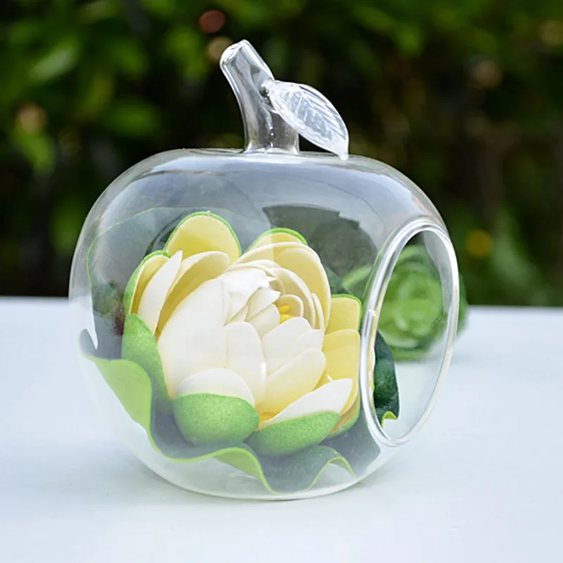 width=10cm 8pcs/pack Apple Shape Glass Terrarium Creative Table Stand Glass Vase Home Decorative Friend Gift Fruit Vase
width=10cm 8pcs/pack Apple Shape Glass Terrarium Creative Table Stand Glass Vase Home Decorative Friend Gift Fruit Vase