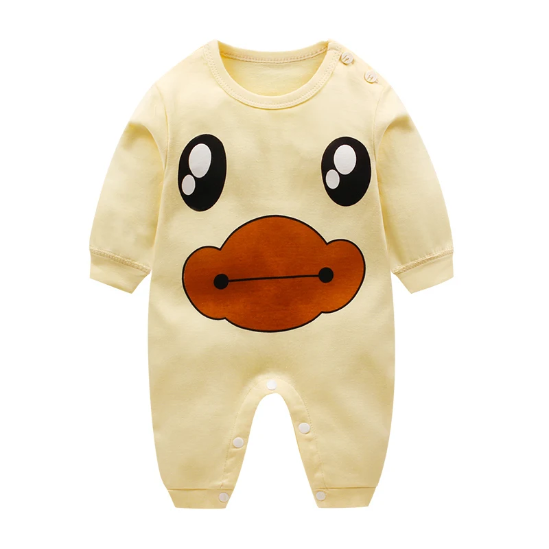 Newborn baby clothes 100% Cotton Long Sleeve Spring Autumn Baby Rompers Soft Infant Clothing toddler baby boy girl jumpsuits 12