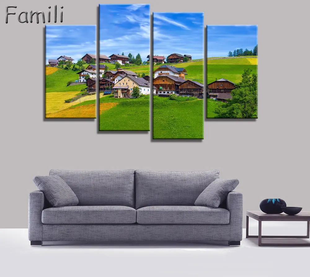4Panel Beautiful landscape In Italy Modern For Home Decor Paintings on Canvas Wall Art for Home Decorations Wall Decor Artwork
4Panel Beautiful landscape In Italy Modern For Home Decor Paintings on Canvas Wall Art for Home Decorations Wall Decor Artwork