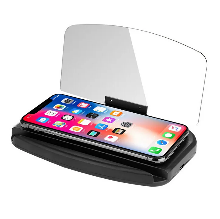 1 HUD Display Mirror Universal Car HUD Head Up Navigation Display Phone Holder GPS Projector 16x10x1.8cm #WL1
1 HUD Display Mirror Universal Car HUD Head Up Navigation Display Phone Holder GPS Projector 16x10x1.8cm #WL1
