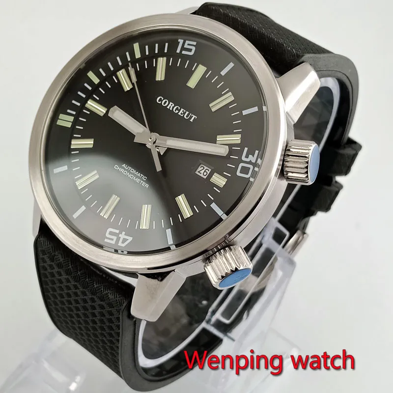 Corgeut 45mm Business black Dial Inside Bezel Setting Movement mechanical Automatic Date Day mens Watch W2801
Corgeut 45mm Business black Dial Inside Bezel Setting Movement mechanical Automatic Date Day mens Watch W2801
