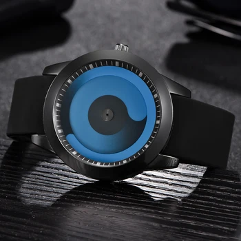Fashion Brand New Creative Rotation Men Watches Soft Silicone Quartz Sport Watch Men Sports Wristwatch Relogio Masculino
Fashion Brand New Creative Rotation Men Watches Soft Silicone Quartz Sport Watch Men Sports Wristwatch Relogio Masculino