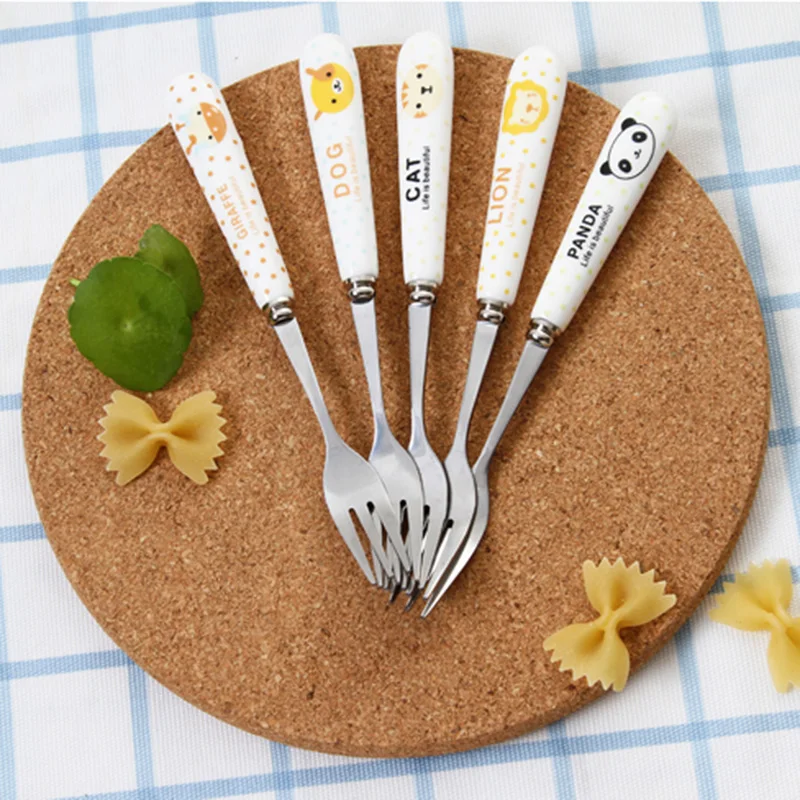 1PC Cute Animal Spoon Fork Tableware Stainless Steel Ceramics Handle Dinnerware for Children B
1PC Cute Animal Spoon Fork Tableware Stainless Steel Ceramics Handle Dinnerware for Children B