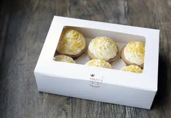 20pcs/lot-24*16*7.5cm White paperboard Pastry Gift box egg tarts box 6 pieces cupcake paper cup DIY Baking packing boxes
20pcs/lot-24*16*7.5cm White paperboard Pastry Gift box egg tarts box 6 pieces cupcake paper cup DIY Baking packing boxes