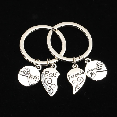Pinky Promise Fashion Alloy Broken Heart Keyring Men Women DIY Jewelry Keychain Best Friend Friendship Birthday Memorial Gifts
Pinky Promise Fashion Alloy Broken Heart Keyring Men Women DIY Jewelry Keychain Best Friend Friendship Birthday Memorial Gifts