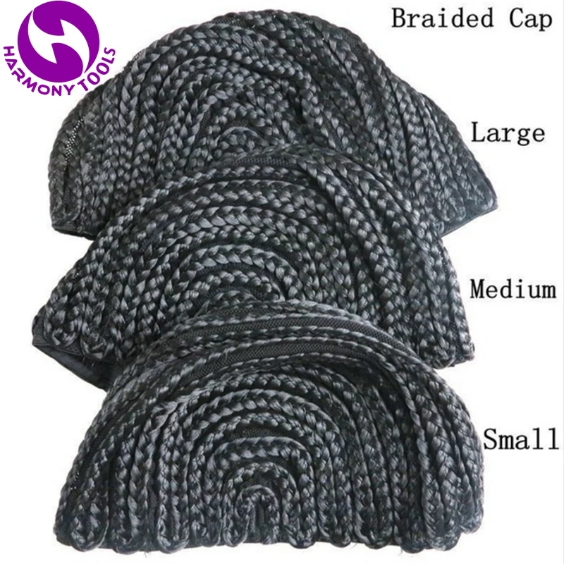 1 Piece Black Braided Cap For Crochet Synthetic Braiding Wigs and Weave with 3 different size for your choice
1 Piece Black Braided Cap For Crochet Synthetic Braiding Wigs and Weave with 3 different size for your choice