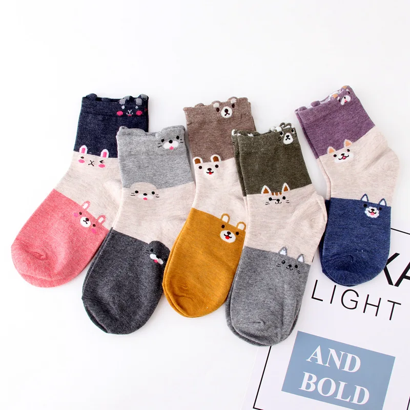 Socks women Spring autumn cute little ears cat woman socks Jacquard cartoon little ears hot girl sock
Socks women Spring autumn cute little ears cat woman socks Jacquard cartoon little ears hot girl sock