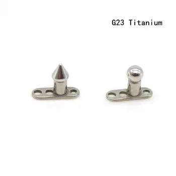 HENGKE Spike Ball Dermal Anchor Skin Diver Grade 23 titanium G23 Head Micro Retainers Fashion Body Piercing Jewelry 12G Bar
HENGKE Spike Ball Dermal Anchor Skin Diver Grade 23 titanium G23 Head Micro Retainers Fashion Body Piercing Jewelry 12G Bar