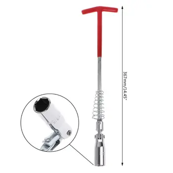 Spark Plug Removal Tool 16mm/0.6" T-Bar T-Handle Flexible Spanner Socket Wrench Hand Tool
Spark Plug Removal Tool 16mm/0.6" T-Bar T-Handle Flexible Spanner Socket Wrench Hand Tool