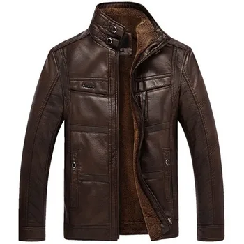 Mens Classic Leather Jacket Men Coats 5XL Brand High Quality PU Outerwear Men Business Winter Faux Fur Male Jacket Fleece A8986
Mens Classic Leather Jacket Men Coats 5XL Brand High Quality PU Outerwear Men Business Winter Faux Fur Male Jacket Fleece A8986
