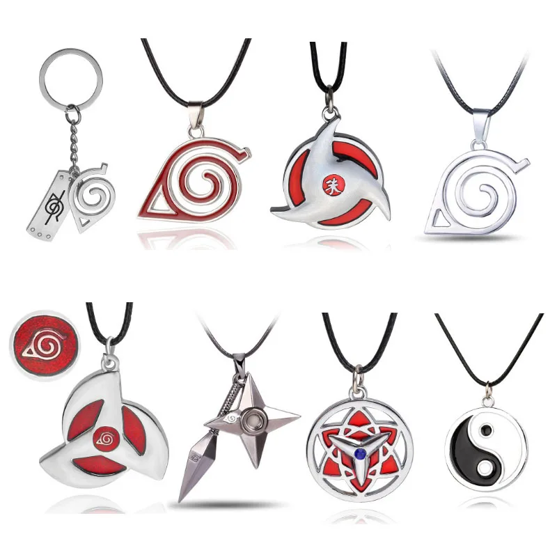 8 style Naruto symbol necklace with rope 2017 Hokage metal pendant Sasuki blood round eye shuriken konoha necklace for men/women
8 style Naruto symbol necklace with rope 2017 Hokage metal pendant Sasuki blood round eye shuriken konoha necklace for men/women
